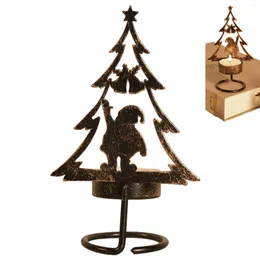 Candele Candele da centrotavola carini regali per regali mantle santa claus soggiorno camino per albero di Natale tè leggero decorazione
