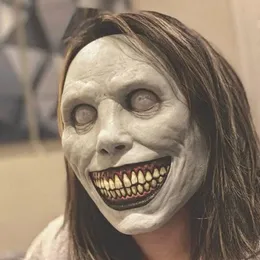Party Masks Creepy Halloween Mask Smiling Demons Horror Face Masks Masker Evil Cosplay Props Party Masquerade Halloween Mask Clothing Accessor 230818