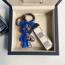 NEW Keychain Car S Designers Key Chain Solid Color Monogrammed Keychains Bear Design Versatile Fashion Leisure Men Women Bags Pendant