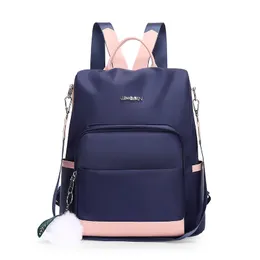 Школьные сумки Allkaci Fashion Высококачественный рюкзак водонепроницаемый анти -кража Оксфордская книжная сумка для женщин Многофункциональная дизайнерская сумочка 50 230818