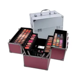 All-in-One Professional Makeup Kit with Brush and Mirror - Includes Eyeshadow, Lipstick, Blush, Lip Gloss, Nail Polish, Lip Liner, and Eyeliner Pen - Perfect Mother's Day Gift