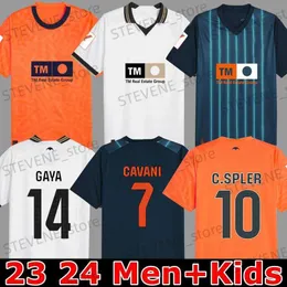 Мужские футболки 23 24 футбольные майки CAVANI GUEDES GAMEIRO camisetas de futbol Gaya мужская детская форма футбольные рубашки 2023 2024 Rivero C.SOLER Cherychev