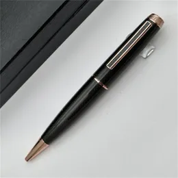 Luxury Black Blue Fiber Metal H B Ballpoint Pennor Skriver smidigt Stationery Office levererar Fashion Gift 6 färger