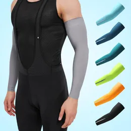 무릎 패드 anick Summer Summer Cycling Arm Warmers 도로 자전거 자전거 통기 가능한 wicking men Sun Protection 편안