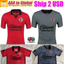 Xolos de tijuana piłkarska koszulka 23 24 Club Manotas Martinez Angulo Castillo Rosa Home Red Away Grey Rivero Lucero Bolanos Edition 2023 2024 Football Shirt