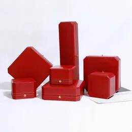 Schmuckschatulle im europäischen Stil, achteckige Ringbox, Halskettenbox, Schmuckverpackungsbox, Schmuckschatulle, kann bedruckt werden
