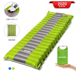 Mat sGodde Iatable Sleeping Pad Portable Lekkie wodoodporne powietrze kemping materaca spać na zewnątrz podróżne maty powietrzne plażowe