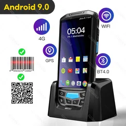 Scanners Android 9.0 Terminal portátil PDA PDA WIFI WIFI Bluetooth Barcode Scanner 1d 2d QR Código de barras Reader Bluetooth Data Collector PDA