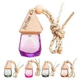 Andra evenemangsfestleveranser bil hängande glasflaska tom parfym aromaterapi hänge på återfyllbar diffusor luft fräschare doft prydnads tillbehör 230818