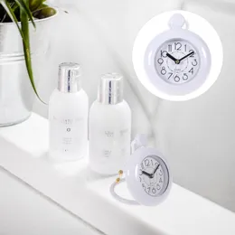 ウォールクロックバスルーム防水時計シンプルな水防水キッチンハンギングプラスチック製装飾装飾