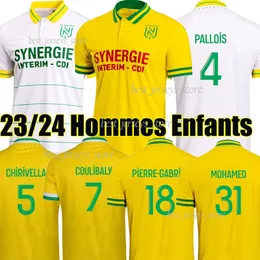 23/24 MAILLOTS FC NANTES ETOILE 80th Soccer Jerseys Anniversary 2023 2024 Sissoko 17 Girotto Coulibaly Blas Kolo Muani Simon Simon Shird Pallois Chirivella coco