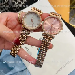 Fashion Brand Watches Women Girl Pretty Diamond Style Steel Metal Band Wrist Watch CHA47