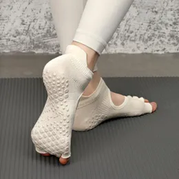 Sports Socken professionelles Anti-Rutsch-Yoga Pilates Pilates Cotton Rückenlosen ohne ohne Kurzknöchel Indoor Fitness Fitnesssport