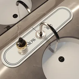 Tavolino tavolo da cucina aspirazione aspirazione cuscino ad asciugatura rapida stretta superficie del lavandino da bagno da 10 cm di lavaggio a prova di spruzzo semplice moderno moderno