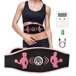 Core Abdominal Trainers Abdominal Trainer Vibration Slimming Belt EMS Muscle Stimulator Toning Belts Abdomen Arm Leg Waist Workout Home Fitness Equiment 230820