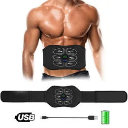 Core Abdominal Trainers EMS Muscle Stimulation Belt Vibration Abs Stimulator Abdominal Trainer Ovit Slimming Belt Hem Gym Fitness Hastighet 230820