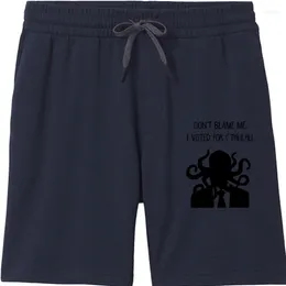 Men's Shorts Title: Dont Blame Me I Voted For Cthulhu Mens Tee Man