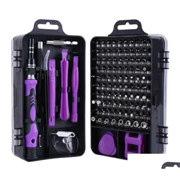 Other Vehicle Tools Top Quality 115/25 In 1 Screwdriver Set Mini Precision Mti Computer Pc Mobile Phone Device Repair Insated Hand H Dhmld