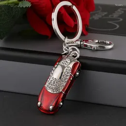 Keychains Fashion Alloy Car Key Chain Pendant Charm Women Handbag Crystal Small Luxury Accessories Ysk067 Model