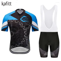 Zestawy wyścigowe zestawu odzieży sportowej Kafimen na świeżym powietrzu Dostosowany rowerowe spodnie koszuli z krótkim rękawem Dwukierunkowe specjalne ofertę