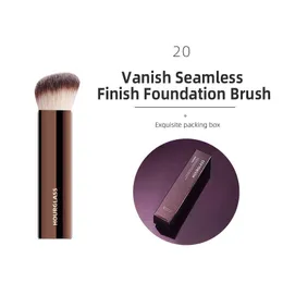 Ampulheta Pincéis de Maquiagem Cosméticos Vanish Seamless Finish Foundation Brush Qualidade Genuína Cremoso BB Primer Kabuki Escovas Cabelo Sintético NO 1-10 Drop Ship 492