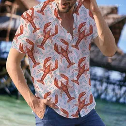 Camicie casual da uomo Shirt patternfish Shirt Hawaii Beach Style per uomo Oversize 3D Case maschili Maschi harajuku Fashi