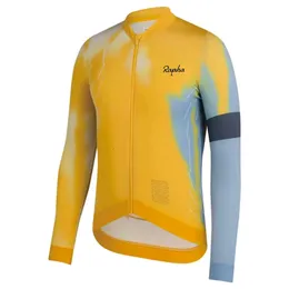 Bisiklet gömlekleri üstleri hızlı kuru dağ bisikleti formaları erkekler sonbahar bisiklet forması uzun kollu bahar mtb yokuş aşağı gömlek 230820