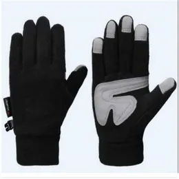 North Winter Fleece Letter Gloves Trendy Design Glove A Windproof Warm Mittens Men Women Touch Screen Gloves Outdoor Riding Fleece230l