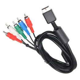 1.8m Component HDTV AV Cable for PS2 PS3 Slim 6FT HD Multi Out Composite RCA Audio Video Cable Cord