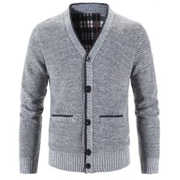 Mulheres de suéteres homens Cardigan malha de camisola de suéter 2023 Autumn Winter Fleece Warm Solid Casual Knit Cardigans Jacket Casual Roupas de moda 230821