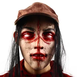 Maski imprezowe Ghost Face Mask Crawl rzeczywistość Realistyczna, ciekawe przerażające, świetne dla upiornych wydarzeń o tematyce Duch Makeup Need 230818