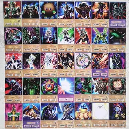 ألعاب البطاقة 100pcs yu-gi-oh anime style cards blue عيون الساحر الظلام exodia slifer ra yugioh dm classic proxy card diy gift r230821
