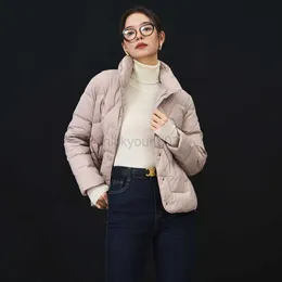 Женские падения Parkas Lave 2022 Winter Wind Womens Mid Long White Duck Down Coats Casual Style