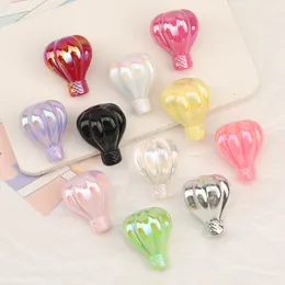 Acrylic Plastic Lucite Cordial Design 50Pcs 25*30MM DIY Beads/Hand Made/ Air Balloon Shape/Aurora Effect/Acrylic Beads/Jewelry Findings Components 230820