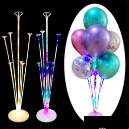 Other Toys Party Decoration 7/13/19Tubes Balloon Stand Column Garland Box Wedding Birthday Decorations Adt Kids Ballons Accessories Dhw3K
