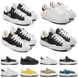 Maison Mihara Yasuhiro Mmy Designerオリジナルカジュアルシューズ男性のための唯一のローカットキャンバスシューズMiharayasuhiro Toe Cap Sneaker Mens Shope Womens Sport Womeny3