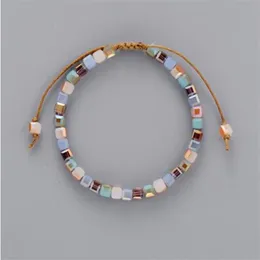 سوار الصداقة الكلاسيكي بلينغ كريستال سوار Coloful Cristal للنساء Bohemia ol Bracelet GB11442863