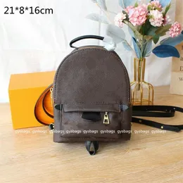 Women Luxury Mini Backpacks Tiny School Bags Designers Crossbody Back Packs Fashion Handbags Purses with Printed Flowers Letters L292t