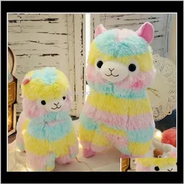 20cm 25 cm 35 cm 50 cm urocze Rainbow Alpacasso Kawaii Alpaca llama arpakasso soft zabawka lalka dla chłopca dziewczyna urodzinowa Ckihi L2OL6281Q