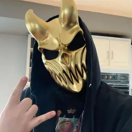 Maski imprezowe Halloween Slaughter, aby zwyciężyć maskę Deathmetal Cosplay Demolisher Shikolai Demon Darkness Okropne maski PVC Costume Prop 230820