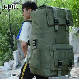 가방 110L 야외 여행 하이킹 배낭 남자 여자 트레킹 등산 캠핑 가방 대용량 위장 군사 rucksack 수하물 가방