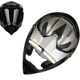 Kaski motocyklowe Sprzedaj modę na zewnątrz poza drogą Casco Moto Dirt Bike Motocross Set Set Racing Helmet z obiektywem