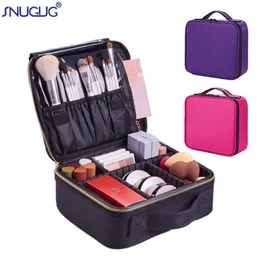 Bolsas de cosméticos Casos Snugug Women Fashion Cosmetic Caso Travel Makeup Organizer profissional Make Up Box Beauty Cosmetics Bag Artist Makeup Say