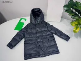 Designer Kids Down Jackets Bordado Logo