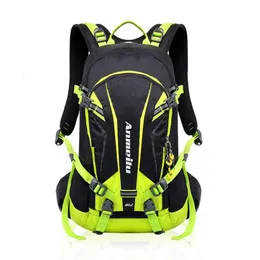 Rucksackpackungen Anmeilu 20L Cycling Rucksack -Fahrrad Fahrrad Schultern Tasche Großer Kapazität Wanderklettern Camping MTB -Fahrrad mit Regenabdeckung 230821