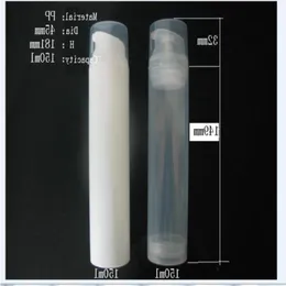 30pcs/lot PP 150ml airless bottle white clear color airless pump for lotion BB cream bottle vacuum bottle Teeua