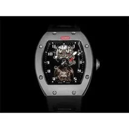 Superclone Active Tourbillon Watches Holwatch Designer Watch Swiss Standart Tourbillon Hareketi RM011 RM12-01 RM53-01 Titanyum Seramik Karbon QHY4 6GB0