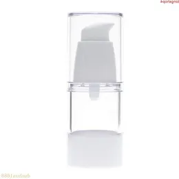 15 ml transparente nachfüllbare leere Plastik -Parfümflaschenluftless -Pumpen Vakuumbehälter für Kosmetik -Reisespender#35Goods ffliw