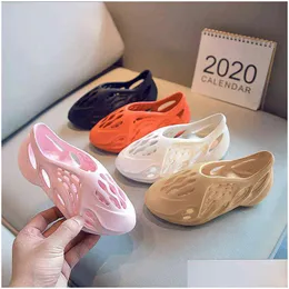 Slipper Childrens Coconut Hole Shoes Girls Sandals Boys Middle And Big Summer Hollow Out Little Set Feet On The Soft Bottom Gh Drop De Dh914
