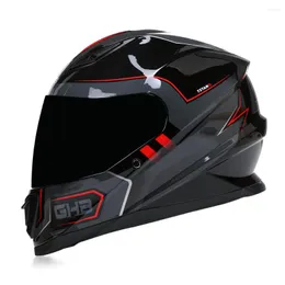 オートバイヘルメットECEヘルメットドットカパセテパーソナリティフルフェイス機関車最新レーシングスクーターカスコ